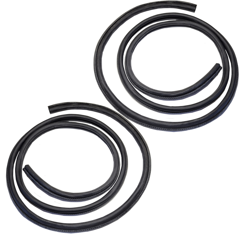 1982 GM Truck MOLDED DOOR WEATHERSTRIP - PAIR
BLAZER / JIMMY / BRAVADA / SONOMA / S10 / S15 / T15 / T10 MODELS. 
THEY WILL WORK ON TWO OR FOUR DOOR MODELS. | WS80798K