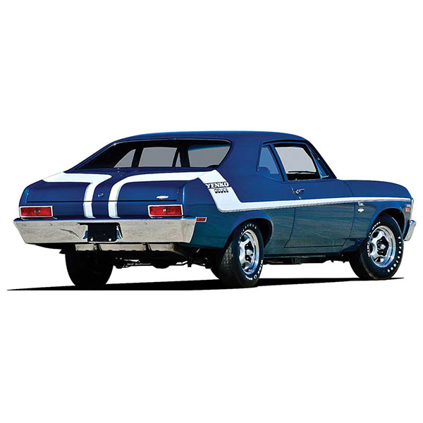 1970 Chevrolet Nova/Chevy II YENKO DEUCE STRIPE KIT - WHITE | DC80809N