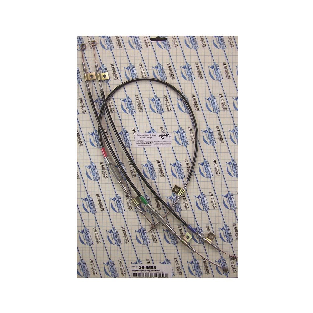 1968 Pontiac GTO/LeMans/Tempest HEATER CONTROL CABLE SET WITHOUT A/C - 3 PIECES | IN80906G