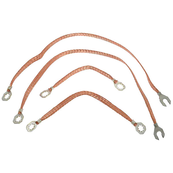 1969 Chevrolet Nova/Chevy II GROUND STRAP KIT, V8, FOR ENGINE AND SUBFRAME GROUNDING | CA69GS81