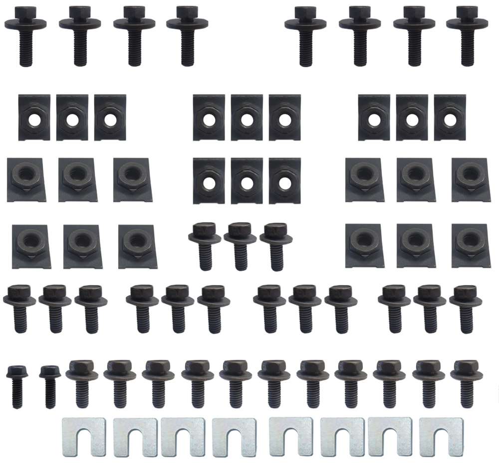 1967 GM Truck STAINLESS STEEL FRONT END SHEETMETAL BOLT KIT (FENDER / WHEELHOUSE ONLY) | HB99883K