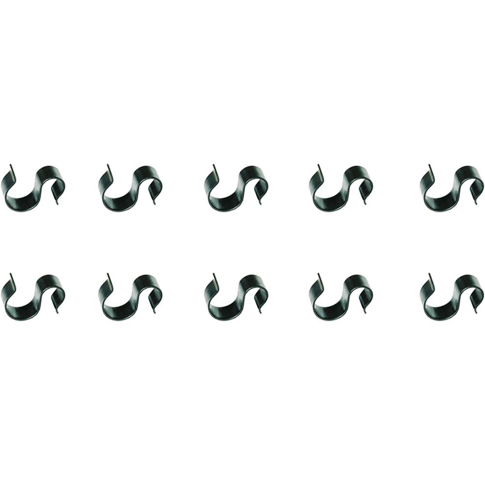 1987 Cadillac Cars 3/8'' X 1/4'' SPRING CLIP FOR METAL LINES - SET OF 10 (BLACK) | HB96577Z