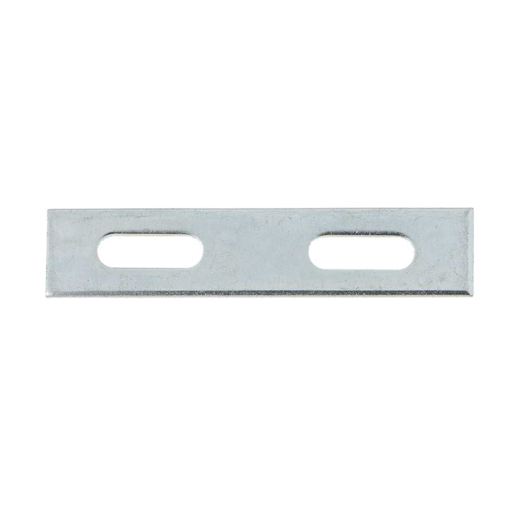 1969 Pontiac Firebird/TransAm ZINC PLATED STAMPED STEEL PLATE (FOR MOUNTING REAR DOOR WINDOW TRACK) | GL96579F