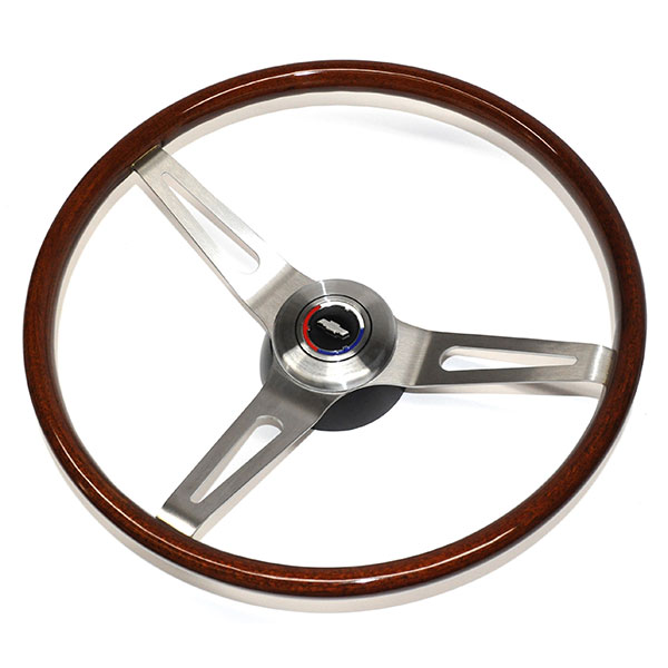 1970 Chevrolet Chevelle/Malibu 3 SPOKE WALNUT WOOD STEERING WHEEL KIT