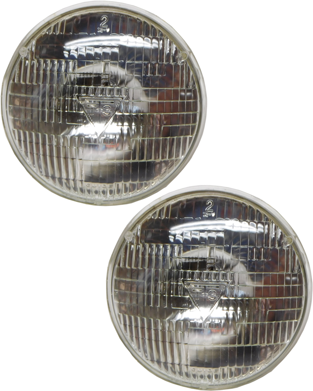 1969 Pontiac Grand Prix 69-UP T-3 RIBBED HEADLAMP 7'' - 6014 - PAIR | GH1234Z