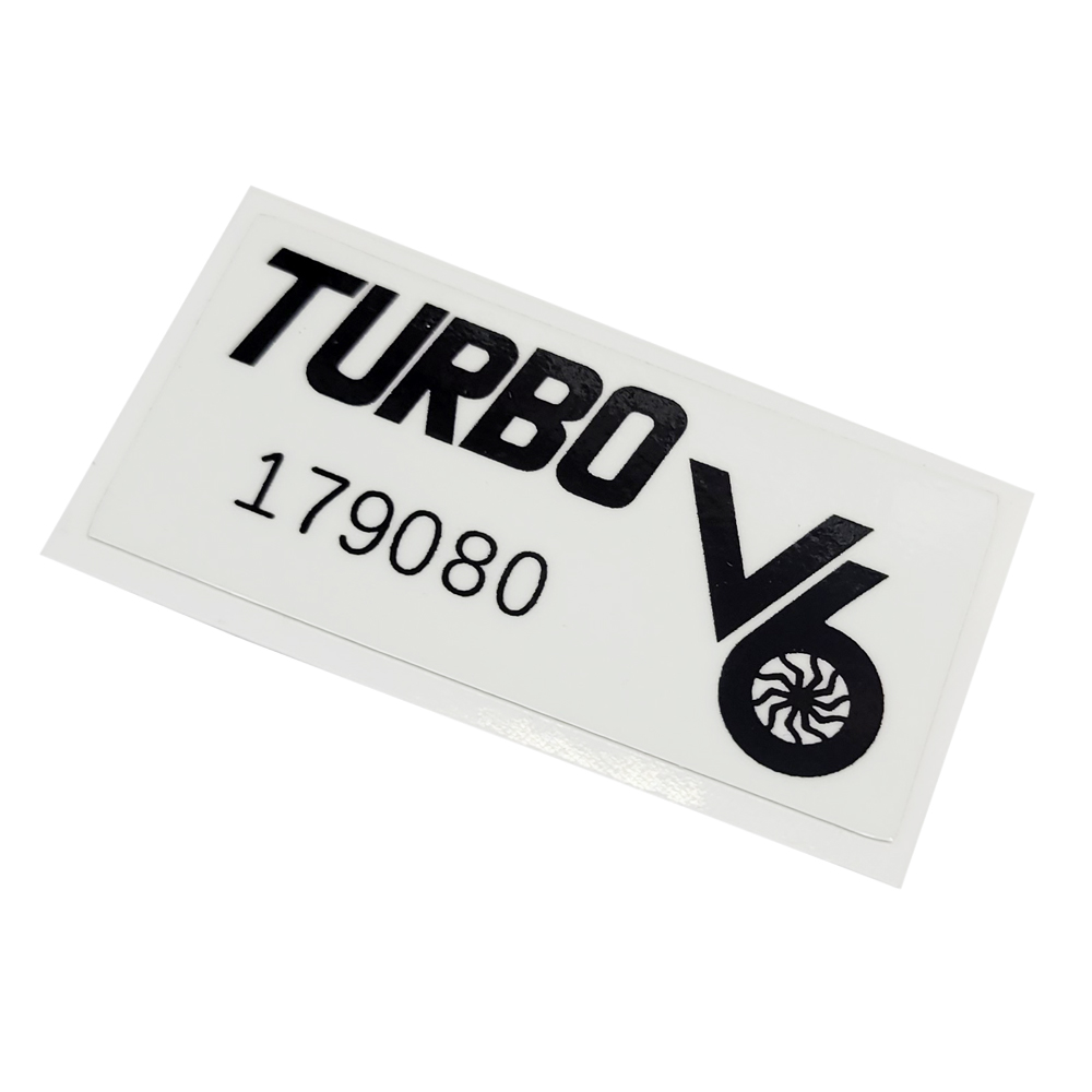 1986 Buick Skylark/GS/Regal/GN TURBO V6 IGNITION COIL PACK DECAL (179080) - EA (GNX / GRAND NATIONAL) | DC1234S