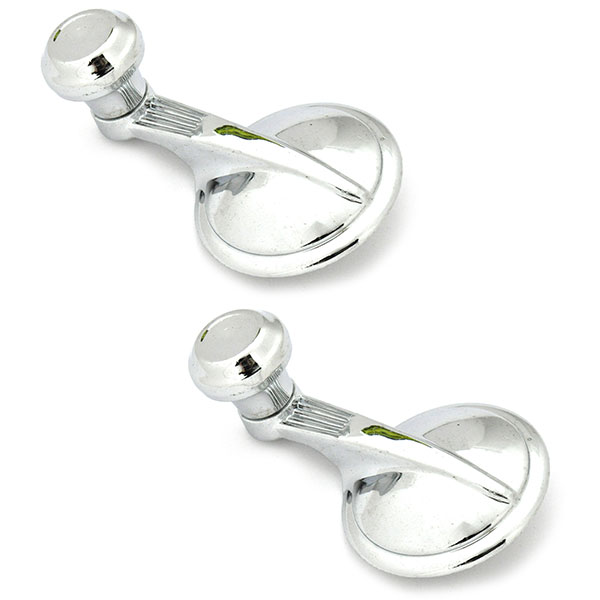 1964 Chevrolet Corvette VENT WINDOW HANDLE SINGLE ARM (CHROME KNOB) - PAIR | IN2552O