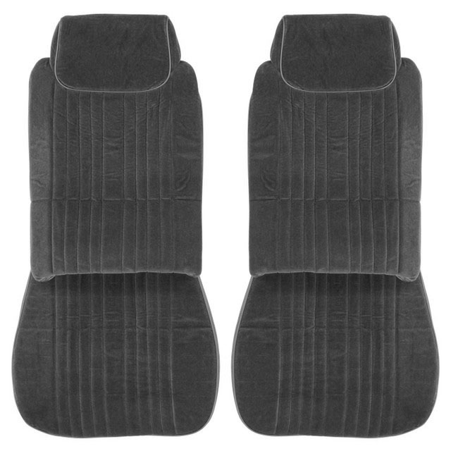1985 Oldsmobile Cutlass/442/F85 SUPREME FRONT BUCKET SEAT COVER (VERTICAL PLEATS PUI CLOTH) - PR | IN12529T