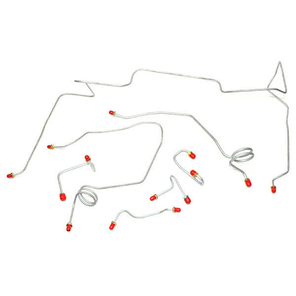1990 GM Truck FRONT BRAKE LINE KITS; TKT9001; ORIGINAL MATERIAL; 7 PIECES; DISC BRAKES; FITS C1500/K1500 | BR1338K