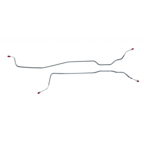 1978 GM Truck STAINLESS STEEL 1/2 TON 4WD REAR AXLE BRAKE LINES 2 PCS - TRA7804SS (FITS C10/K10) | BR1465K