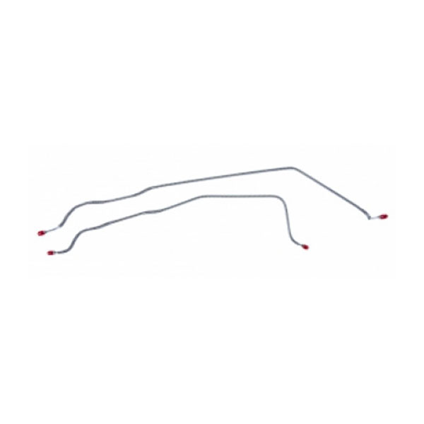 1985 GM Truck STANDARD REAR 1/2 TON 5 LUG REAR AXLE BRAKE LINE 2 PCS - TRA8101 (FITS C10) | BR1470K