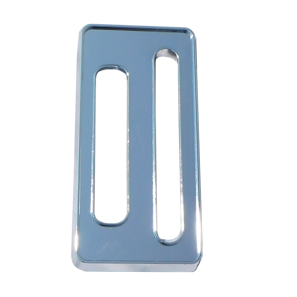 1967 Pontiac GTO/LeMans/Tempest AUTOMATIC SHIFTER TOP PLATE - CHROME FINISH DIECAST - (DOES NOT INCLUDE WOODGRAIN) â€“ EA (GM # 9788088) | CP2112G