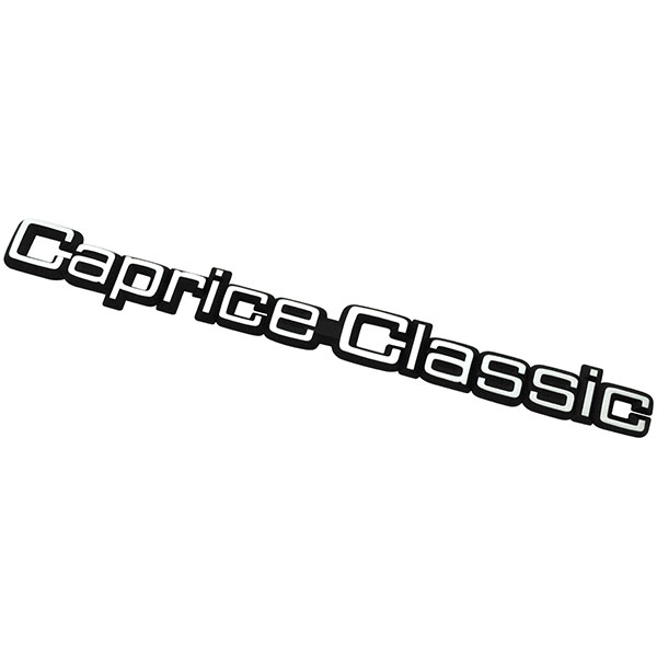 1988 Chevrolet Impala/Caprice/Bel Air TRUNK LID EMBLEM NAME PLATE (CAPRICE) GM 20606499 | EM3312P
