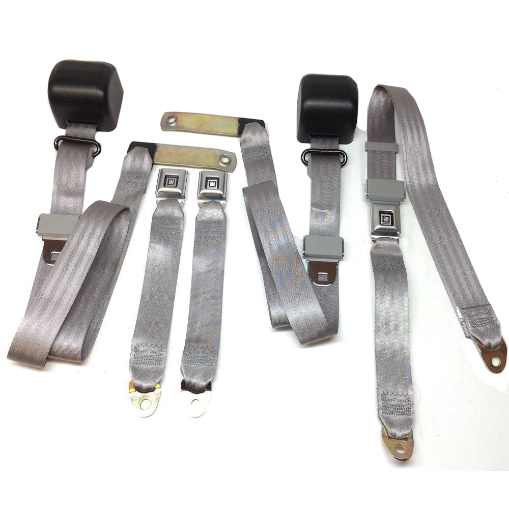 1980 Pontiac GTO/LeMans/Tempest FACTORY STYLE FRONT SEAT BELTS ONLY - FOR BENCH SEATS | IN10813Z