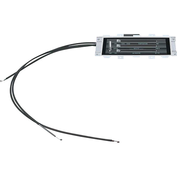 1967 Pontiac Firebird/TransAm HEATER CONTROL ASSEMBLY WITH A/C (WITH CABLES) | IN4742F