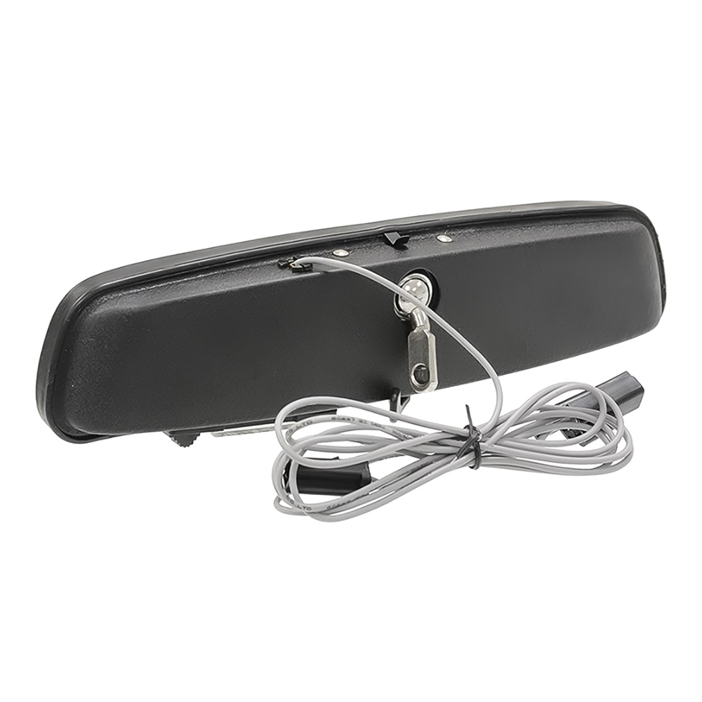 1973 Chevrolet Corvette INTERIOR REARVIEW MIRROR W/ BUILT-IN MAP LIGHT 8'' (BLACK) | IN3111Z