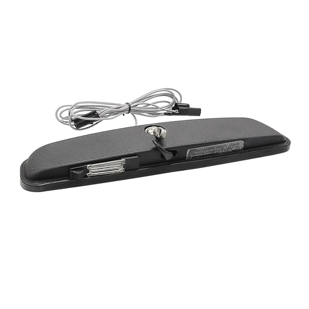 1967 Buick Skylark/GS/Regal/GN INTERIOR REARVIEW MIRROR W/ BUILT-IN MAP LIGHT 10'' (BLACK) | IN3113Z