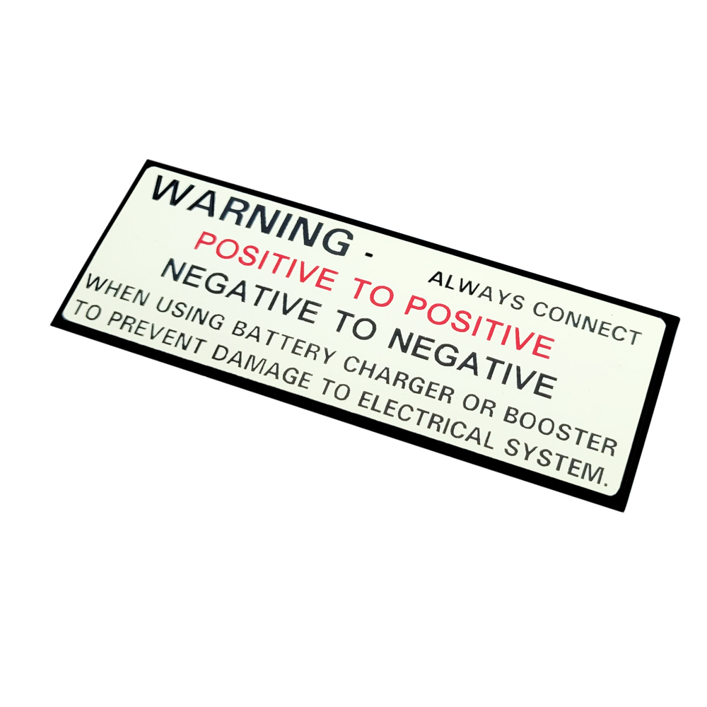 1965 Buick Skylark/GS/Regal/GN BATTERY WARNING DECAL (DB0263) | DC0263Z