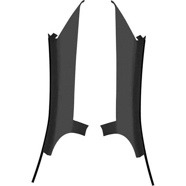 1976 Chevrolet Nova/Chevy II QUARTER WINDOW REAR PILLAR MOLDINGS - PAIR | IN1213N