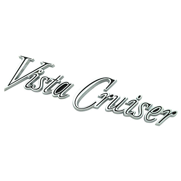 1971 Oldsmobile Cutlass/442/F85 FENDER EMBLEM VISTA CRUISER SCRIPT - EA | EM2506T