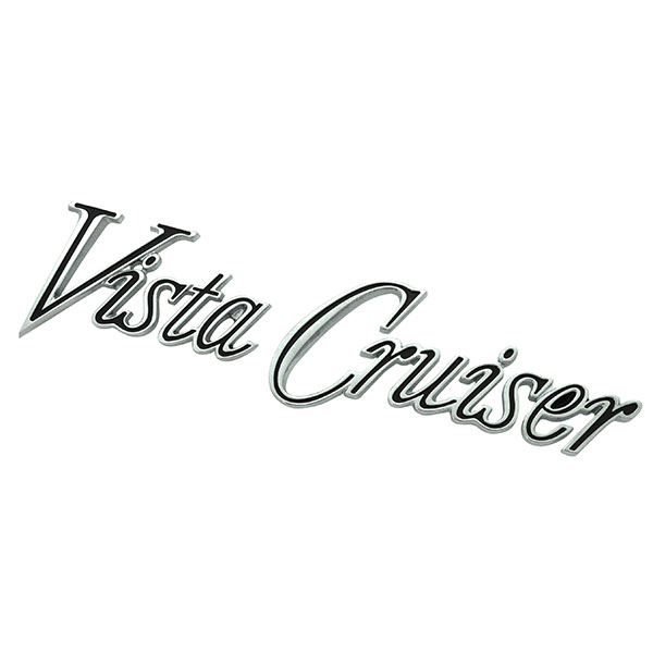 1972 Oldsmobile Cutlass/442/F85 VISTA CRUISER TAIL GATE EMBLEM SCRIPT - EA | EM2510T