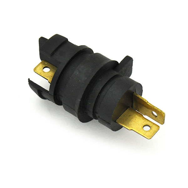1972 Cadillac Cars TURBO 400 TRANS ELECTRIC CONTROL FOR KICK DOWN SWITCH ON TRANSMISSION 2 TERMINAL CONNECTOR - THIS IS THE CONNECTOR THAT MOUNTS ON THE SIDE OF THE TRANSMISSION THAT CONNECTS TO THE SWITCH INSIDE THE TRANSMISSION - EA | EL2059Z