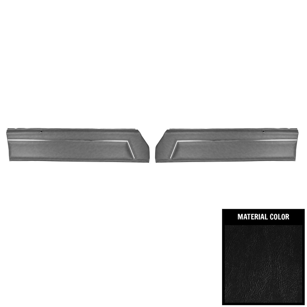 1986 Chevrolet El Camino PRE-ASSEMBLED VINYL  FRONT DOOR PANELS UPPERS ONLY (PUI) - PR | IN12536C