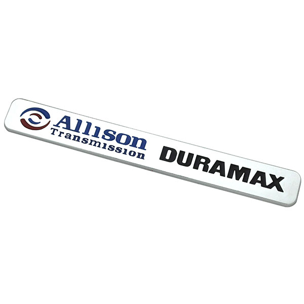 2007 GM Truck ALLISON TRANSMISSION EMBLEM - GM # 25827060 (CAN BE ATTACHED TO FENDER, HOOD, OR TAILGATE) | EM6567K