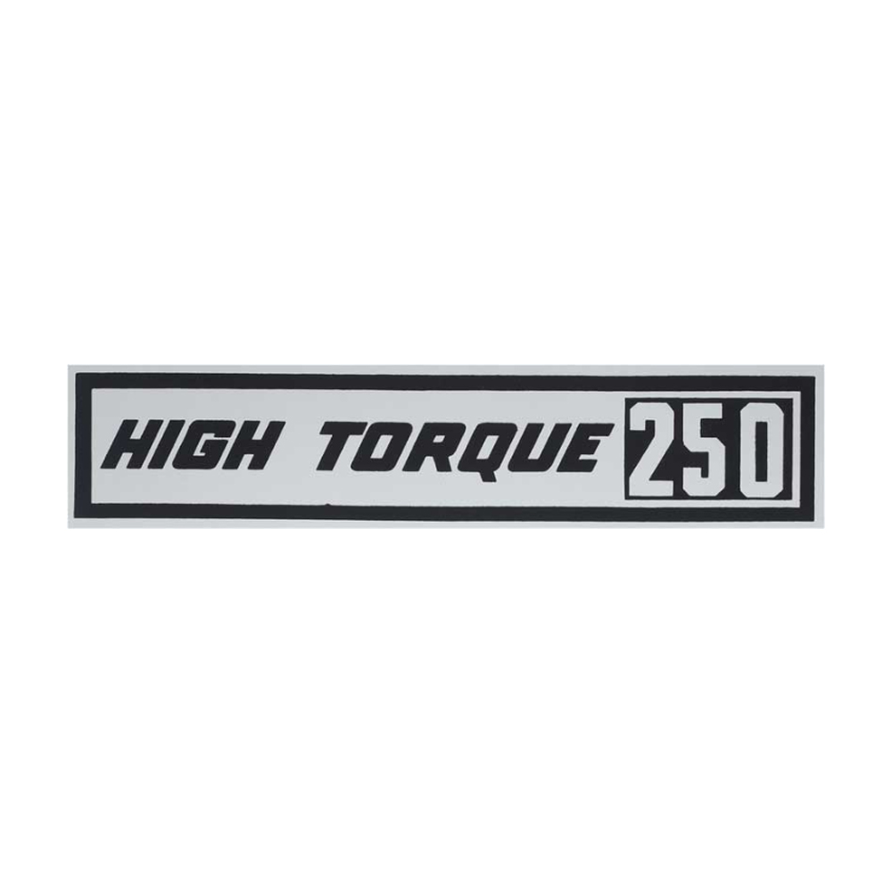 1966 GM Truck HIGH-TORQUE 250 VALVE COVER DECAL (DC0400) | DC0400