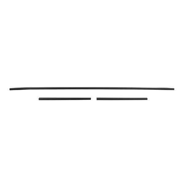 1966 Chevrolet Nova/Chevy II INNER REAR WINDOW TRIM HARDTOP UPPER AND SIDES ONLY (NO CORNERS) - 3 PIECE SET (3037) | IN3949N