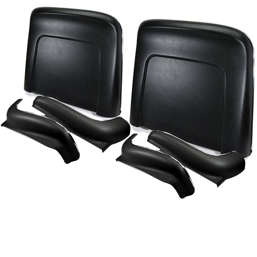 1966 Buick Skylark/GS/Regal/GN SEAT BACK & APRON KIT (BLACK) - 6 PIECES | IN2231Z