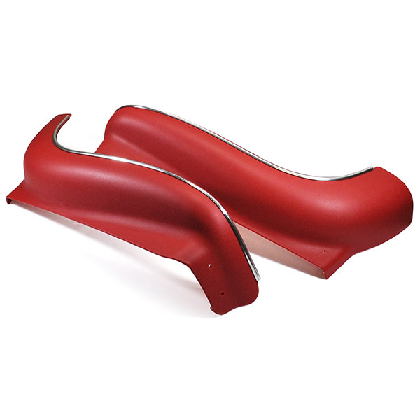 1966 Pontiac Grand Prix 69-UP BUCKET SEAT PLASTIC SEAT APRONS (INJECTION MOLDED) - RED - PR | IN4263Z