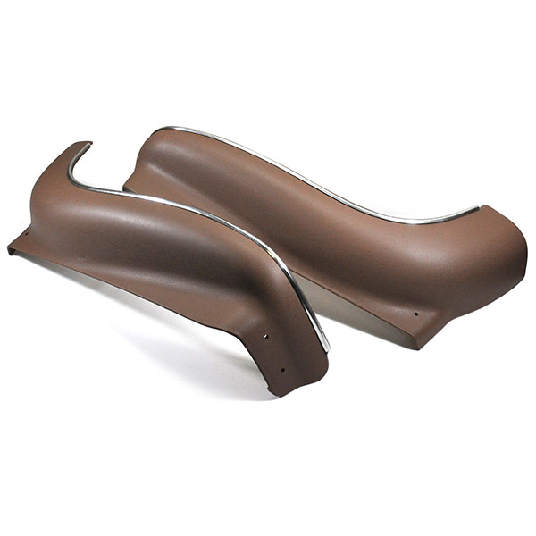 1970 Buick Skylark/GS/Regal/GN BUCKET SEAT PLASTIC SEAT APRONS (INJECTION MOLDED) - DARK SADDLE - PR | IN4269Z