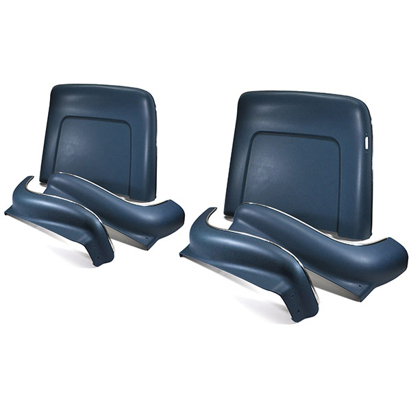 1969 Buick Skylark/GS/Regal/GN SEAT BACK & APRON KIT (MEDIUM BLUE) 70-72 WITH RECLINING PASSENGER SEAT - 6 PIECES | IN2240Z