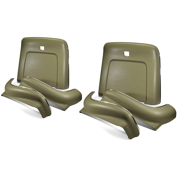 1970 Pontiac GTO/LeMans/Tempest SEAT BACK & APRON KIT (IVY GOLD) - 6 PIECES | IN2248Z