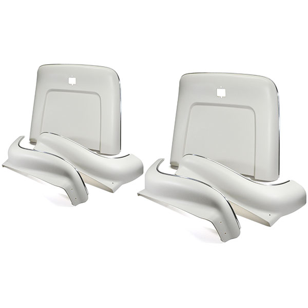 1972 Pontiac GTO/LeMans/Tempest SEAT BACK & APRON KIT (OFF WHITE) - 6 PIECES | IN2249Z