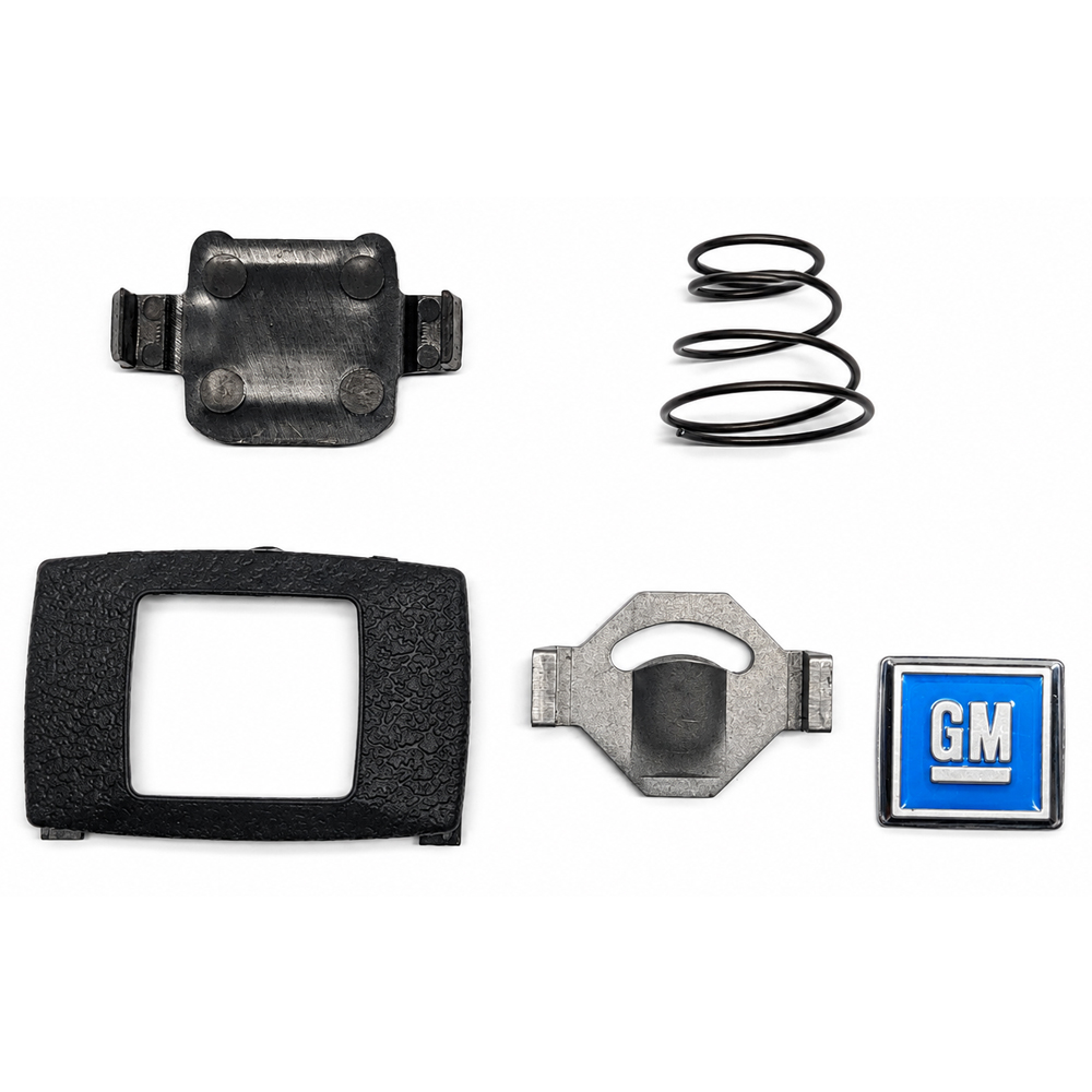 1972 Buick Skylark/GS/Regal/GN 2ND DESIGN GM EXPLODING SEAT BELT BUCKLE REPAIR KIT (PINS MEASURE 1.55 INCHES & 1.35 INCHES CENTER TO CENTER) | IN5001Z