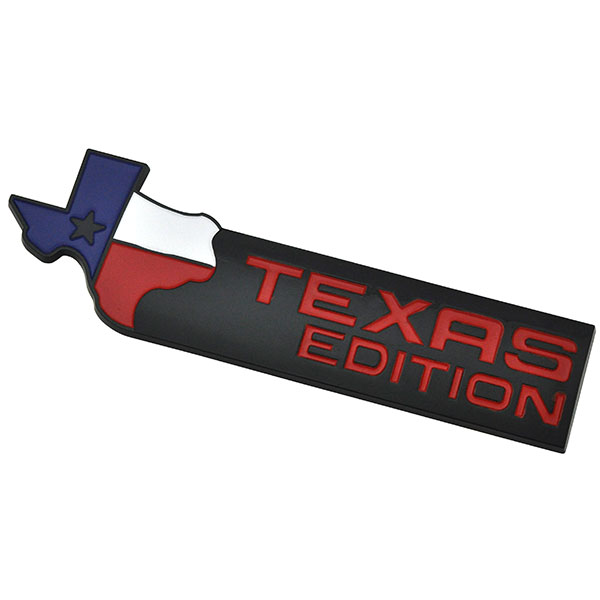 2007 Ford Mustang NEW UNIVERSAL BLACK ''TEXAS EDITION'' EMBLEM WITH ADHESIVE BACKING - EA | EM4322Z