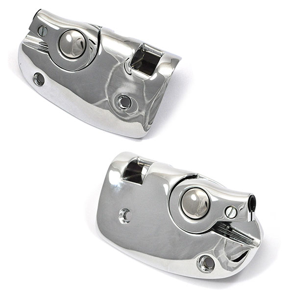 1966 Chevrolet Chevelle/Malibu CONVERTIBLE CHROME SUNVISOR SUPPORT BRACKET & RECEPTICLE - PAIR | CV1845A