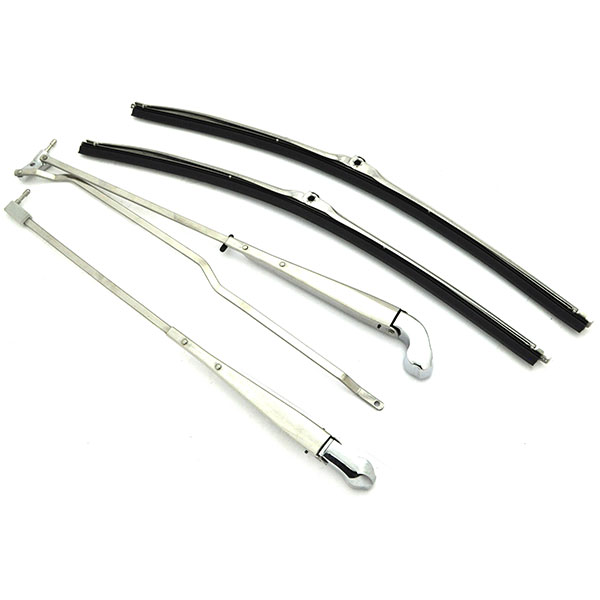 1976 Pontiac Firebird/TransAm WIPER ARM KIT WITH CONCEALED WIPERS INCLUDES ARMS & BLADES (SILVER) - EA | WW10487F