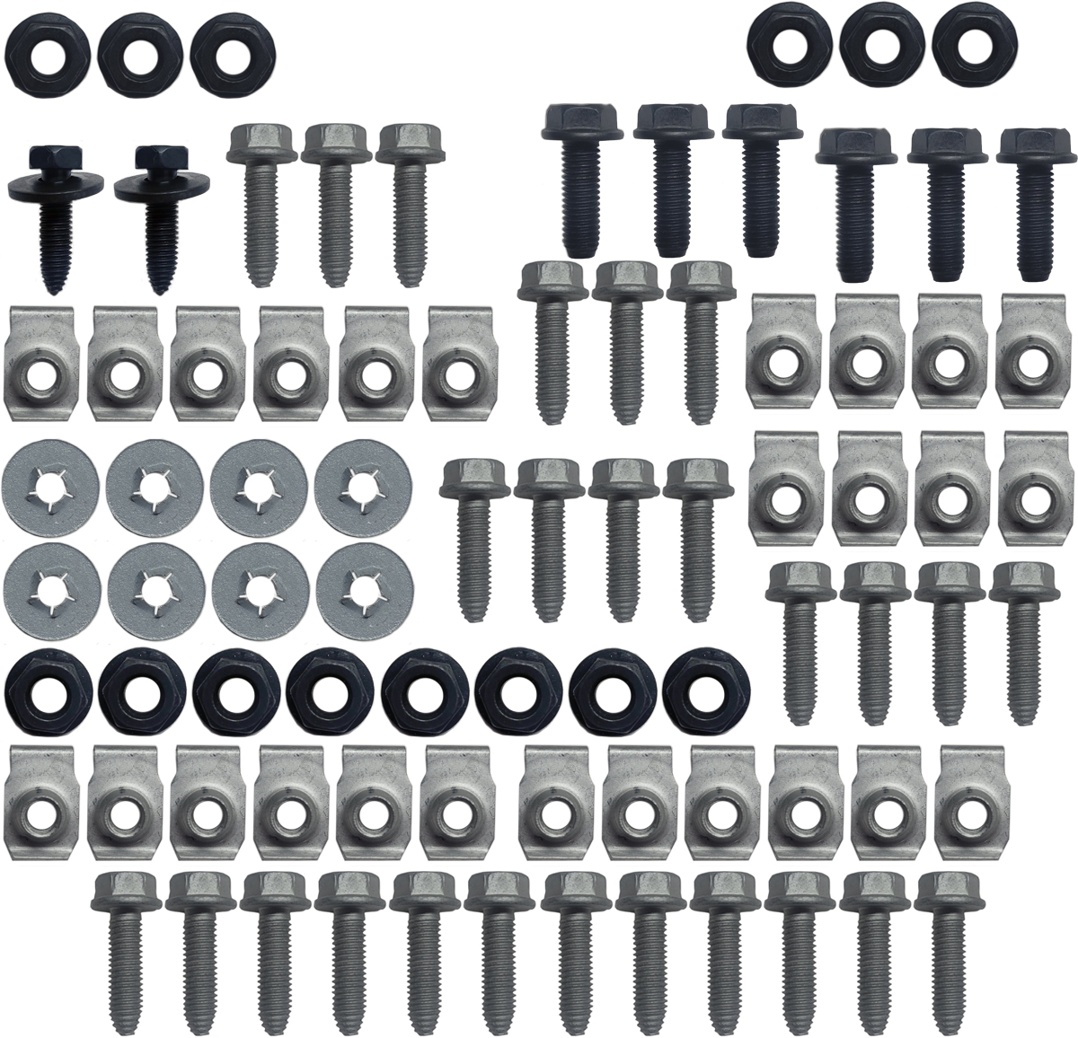 1982 Chevrolet El Camino FRONT BUMPER MOUNT KIT W/O GUARDS AND W/O IMPACT STRIP (74 PIECES) | HB71310E