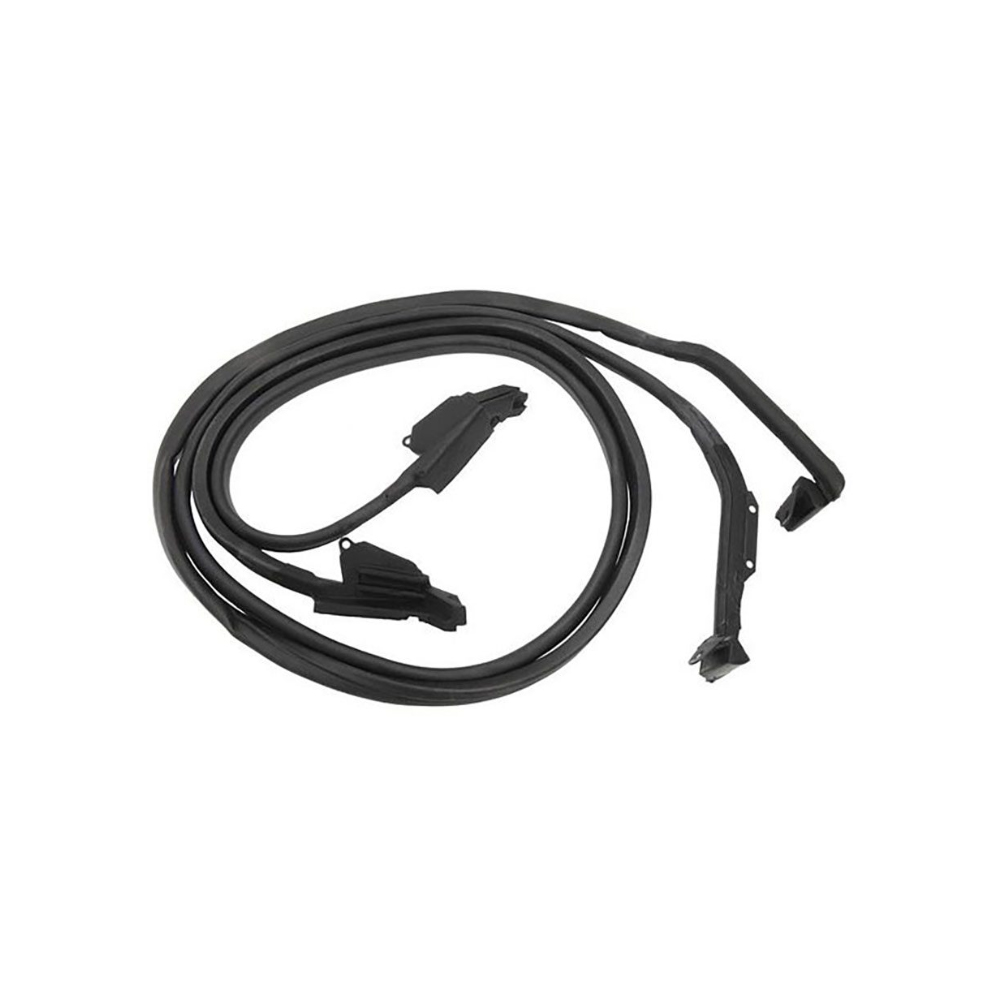 1977 Chevrolet Corvette COUPE DOOR MAINS SEAL KIT W/ LATEX ENDS (OEM LATEX - DRIVER AND PASSENGER SIDE) - PAIR - GM #'S 3966561 / 3966562 | WS6977O