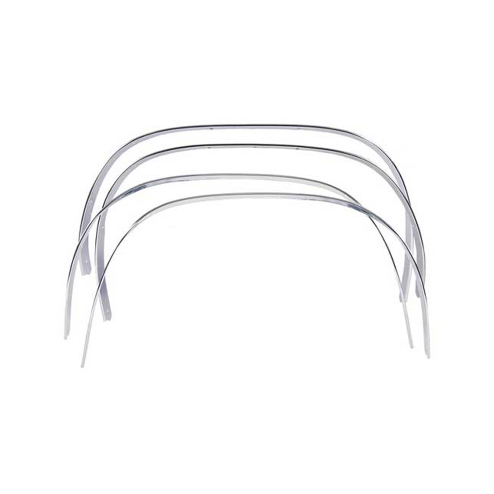 1971 Chevrolet Chevelle/Malibu OE QUALITY WHEEL WELL MOLDING SET MADE IN CORRECT THICKNESS AND HARDNESS - SET OF 4 | XP6610V