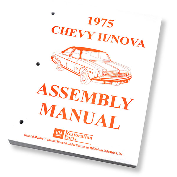 1975 Chevrolet Nova/Chevy II ASSEMBLY MANUAL | BK7575N