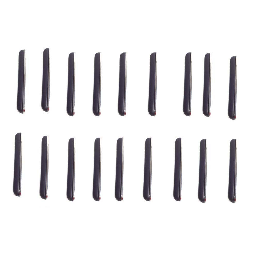 1965 Pontiac GTO/LeMans/Tempest LEMANS & CATALINA 2+2 FENDER LOUVERS BLACK & CHROME- SET OF 18 GM 9780888 | EM1066G
