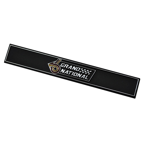 1986 Buick Skylark/GS/Regal/GN GRAND NATIONAL STICK ON DASH EMBLEM ONLY (INSTALLS ON GLOVE BOX DASH APPLIQUE TRIM PLATE GM # 25504346) | EM52886S