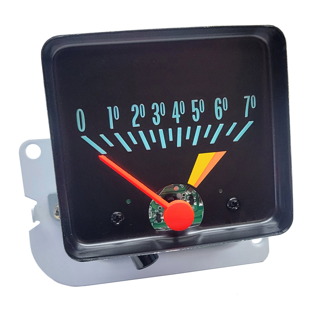 1969 Chevrolet Nova/Chevy II TACHOMETER WITH GREEN NUMBERS & DASHES REDLINE 6500-7000 | IN5793N