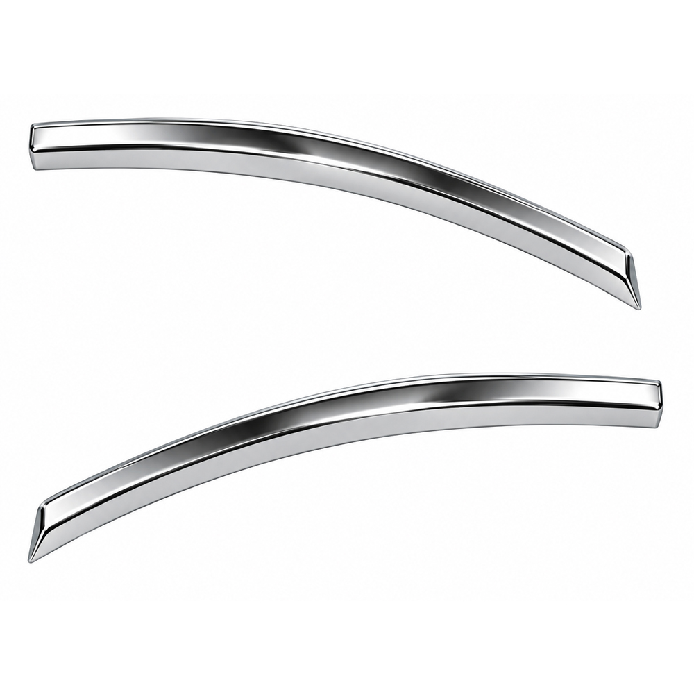 1968 Oldsmobile Cutlass/442/F85 BOOMERANG STYLE POT METAL EXTENSION MOLDING GM # 399747 / 399746 - PAIR | XP4995T