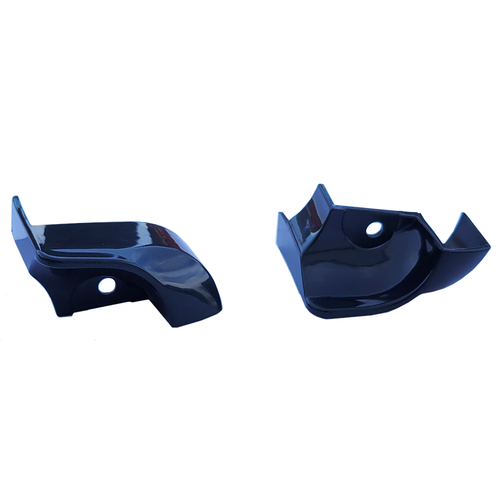 1967 Buick Skylark/GS/Regal/GN QUARTER WINDOW END LACE CAPS PAIR - BLACK PAINT TO MATCH | IN3283Z