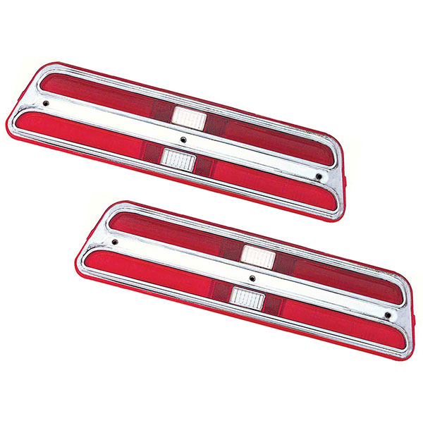 1969 Pontiac Firebird/TransAm TAIL LIGHT LAMP LENS GM 5961294 - PAIR | XL3931F